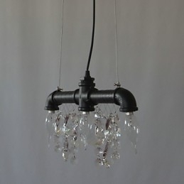 North American Style Creative 3 Light Pendant I Pipe Design