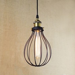 Pendellamper Rustic Lodge Vintage Retro Metal
