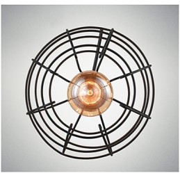 Edison Pendel Lysekrone Wire Cage hængende loft lampeskærm