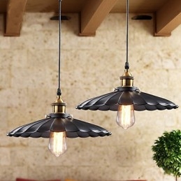 Retro klassisk europæisk stil pendel metal kunst droplight