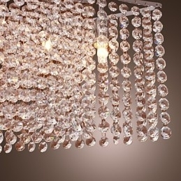 Moderne moderne krystal galvaniseret pendel