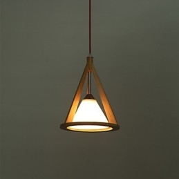 Designer Style Wood Chandelier lampe Elegant Contemporary Style lysekrone