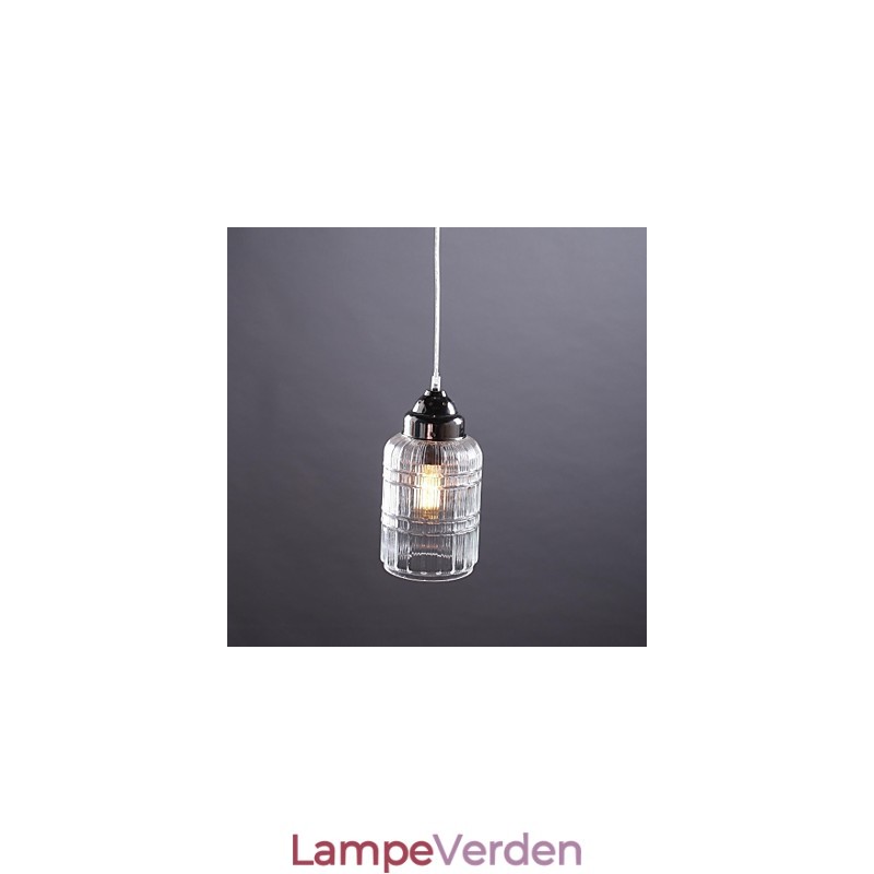 Moderne moderne traditionel klassisk vintage lanterne Country Nikkel Glas Pendant Light Dining