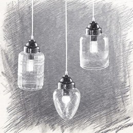 Moderne moderne traditionel klassisk vintage lanterne Country Nikkel Glas Pendant Light Dining