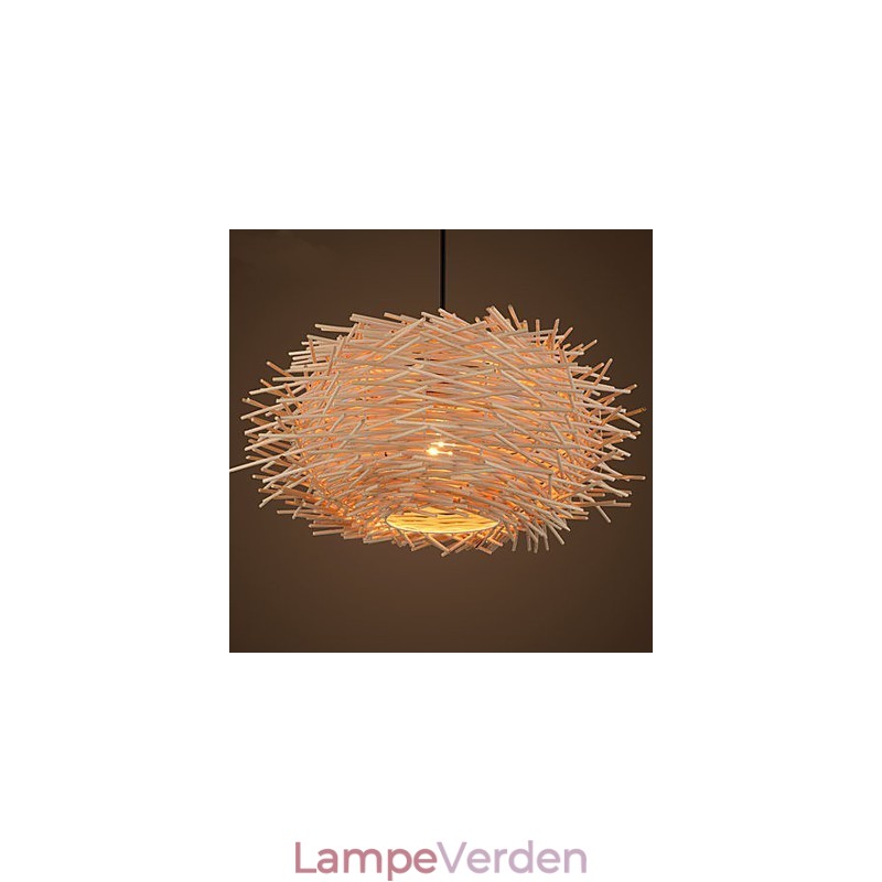 Lysekrone Mini Style Lantern Træ Bambus