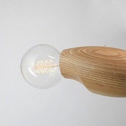 Kunstnerisk Individualitet Kreativ kontraheret Gendannelse af ældgamle måder af træbier Droplight Lampe