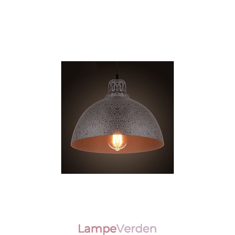 Vintage Metal Dot Pendel med ét lys