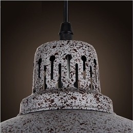 Vintage Metal Dot Pendel med ét lys