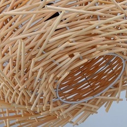 Lysekrone Mini Style Lantern Træ Bambus