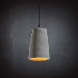 Moderne og kontrakteret retro cement pendel lys
