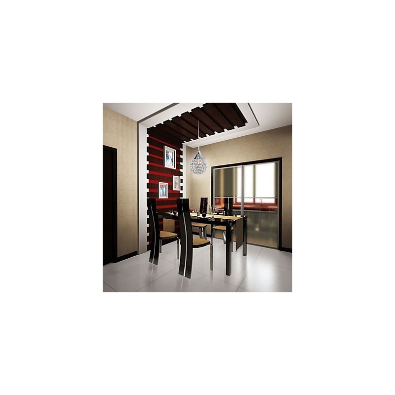 G9 Pendel Crystal Modern Contemporary Metal
