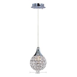 G9 Pendel Crystal Modern Contemporary Metal