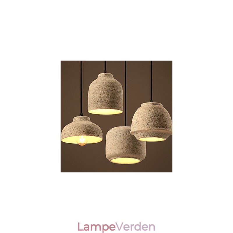 Nordic Creative Arts Farven Sand Keramisk Lysekrone Lampe Lys
