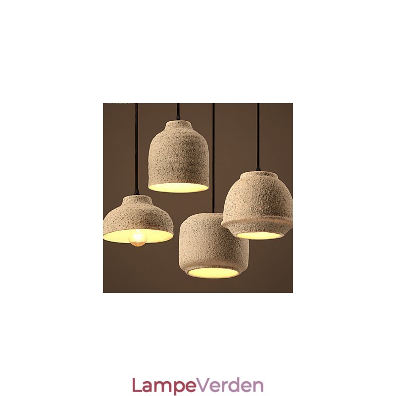Nordic Creative Arts Farven Sand Keramisk Lysekrone Lampe Lys
