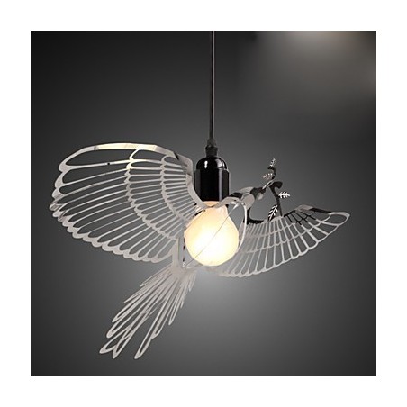 Kreativ moderne modedekoration i rustfrit stål Bird Bird Droplight Lampe Kreativ moderne modedekoration i rustfrit stål Bird Bird Droplight Lampe