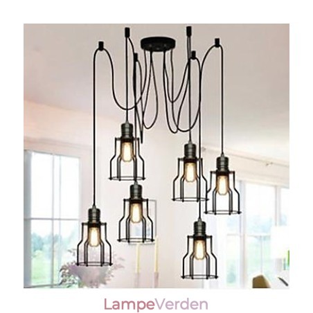 Amerikansk land Industriel individualitet Kreativ siddende Seks små kogeplader Head Droplight Amerikansk land Industriel individualitet Kreativ siddende Seks små kogeplader Head Droplight