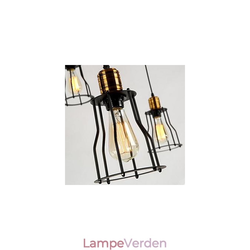 Amerikansk land Industriel individualitet Kreativ siddende Seks små kogeplader Head Droplight