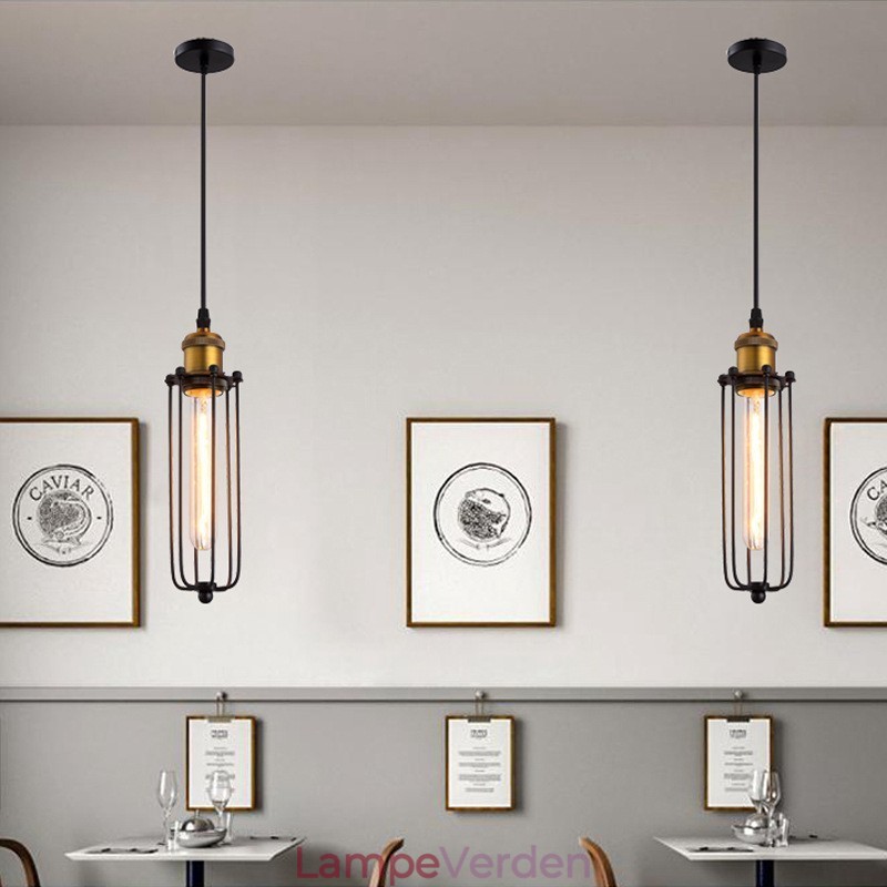 Linje Land Industriel Stil Kreativ Gladiator Gendannelse af gamle måder Single Head Droplight Pendel Light