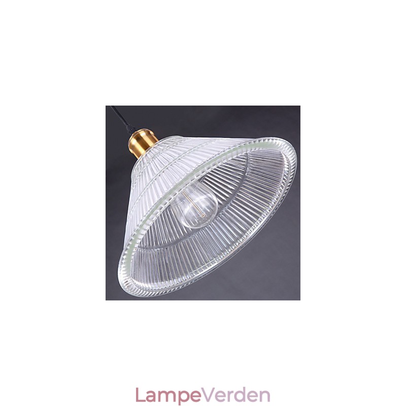 Kontrakteret American Rural Industrial Glass Retro Droplight Falls Lampe