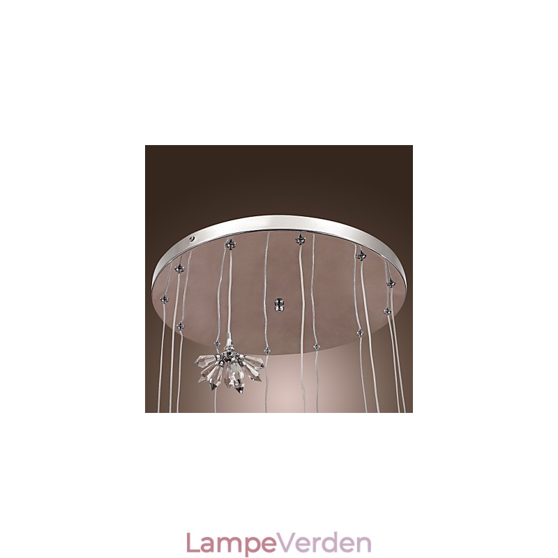 Moderne moderne krystal mini stil krom metal pendel