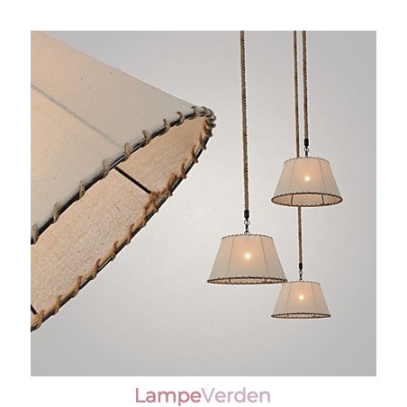 1 lys Pendel lamper Vintage stil industri stil gul klud & metaller drop lys