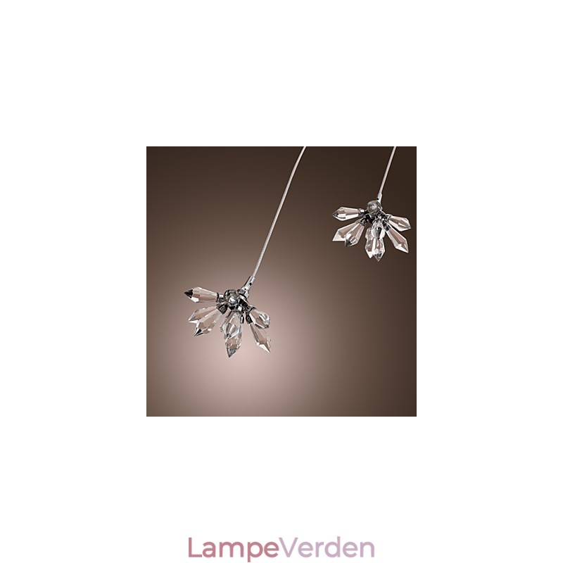 Moderne moderne krystal mini stil krom metal pendel