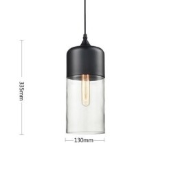 Nordic Creative Stair Shop's Art Smedejernsglas lysekronelampe
