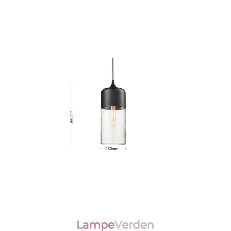 Nordic Creative Stair Shop's Art Smedejernsglas lysekronelampe