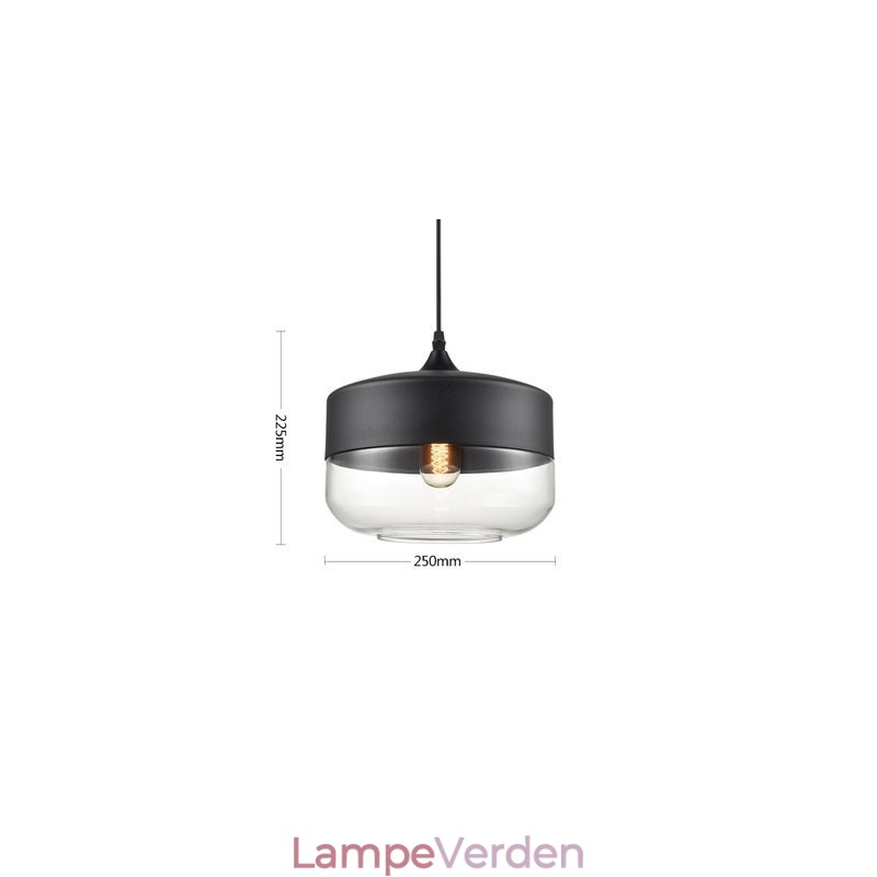 Nordic Creative Stair Shop's Art Smedejernsglas lysekronelampe
