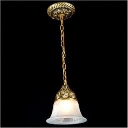 Traditionel klassisk vintage retro bronze metal pendellampe