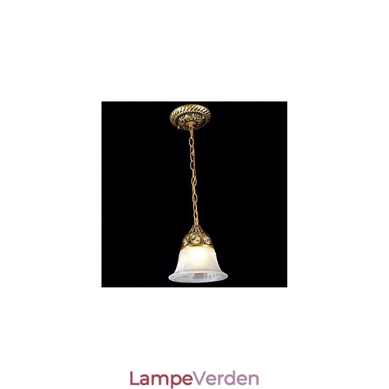 Traditionel klassisk vintage retro bronze metal pendellampe
