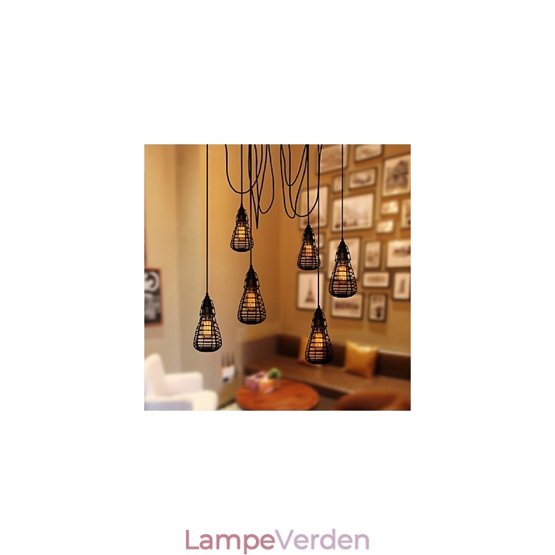 American Industrial Creative Restoring Ancient Ways Smedejernsbur Single Head Droplight Lampe