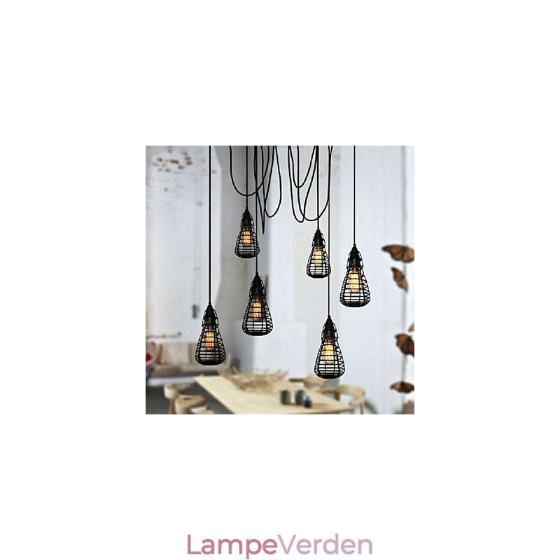 American Industrial Creative Restoring Ancient Ways Smedejernsbur Single Head Droplight Lampe