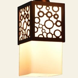 American Country Woodiness Droplight Lampe Lys