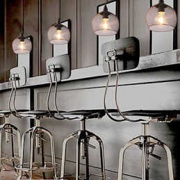 Pendellamper Mini Style Rustik Lodge Retro Country Garage Metal