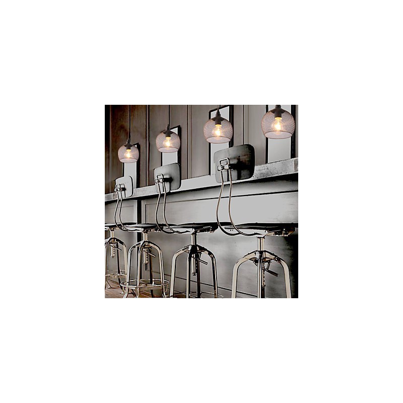 Pendellamper Mini Style Rustik Lodge Retro Country Garage Metal