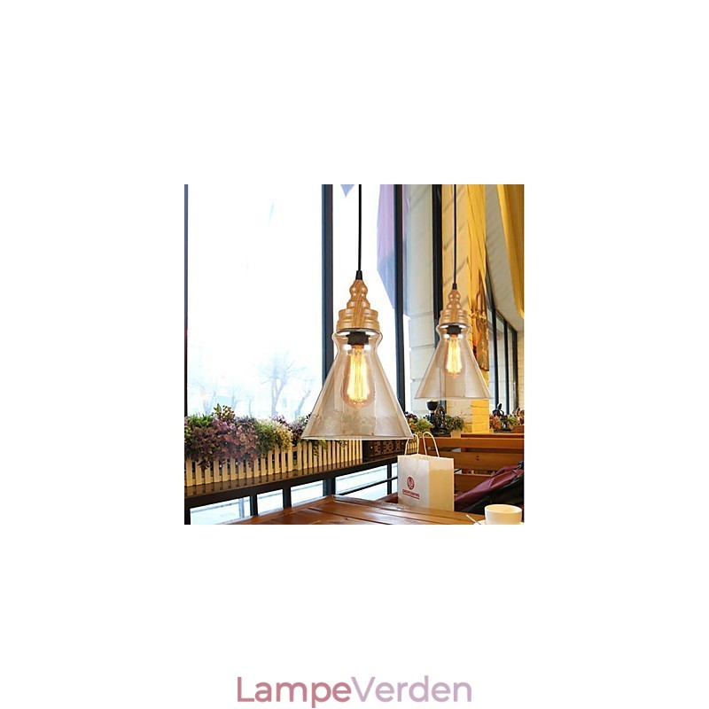 Northern American Creative Wood Grain Crystal Lamp Restoring Ancient Ways Lamp Light