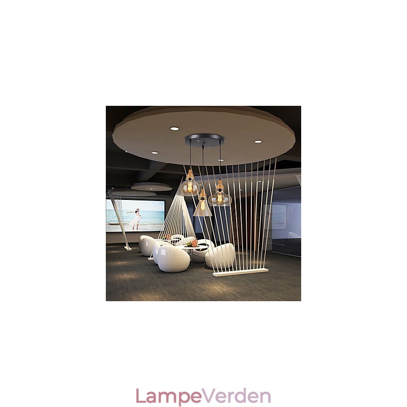 Northern American Creative Wood Grain Crystal Lamp Restoring Ancient Ways Lamp Light