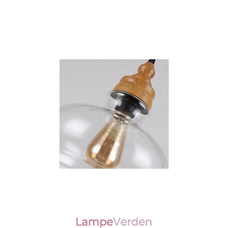 Northern American Creative Wood Grain Crystal Lamp Restoring Ancient Ways Lamp Light