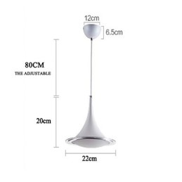 Trompet Pendel Light Droplight Akryl lysekrone