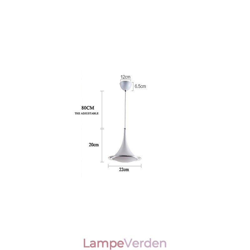 Trompet Pendel Light Droplight Akryl lysekrone