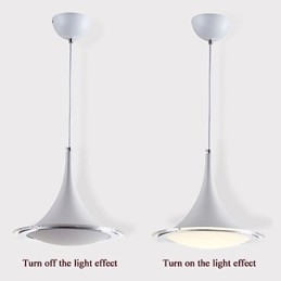 Trompet Pendel Light Droplight Akryl lysekrone