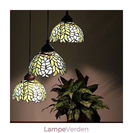 Europæisk landdistrikt kreativ kunst farvet glas lysekrone restaurering af gamle måder lampe lys Europæisk landdistrikt kreativ kunst farvet glas lysekrone restaurering af gamle måder lampe lys