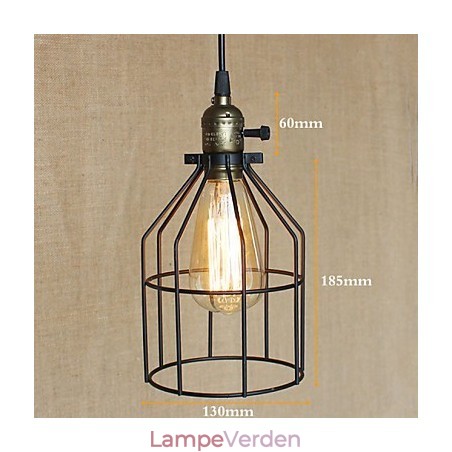 Amerikansk landdistriktsindustri kontraheret Single Head Of Creative Small Hob Iron Chandelier Amerikansk landdistriktsindustri kontraheret Single Head Of Creative Small Hob Iron Chandelier