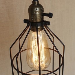Amerikansk landdistriktsindustri kontraheret Single Head Of Creative Small Hob Iron Chandelier