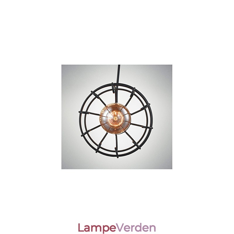 Edison Vintage Light Pendant Lampearmatur Lysekrone Cage Lampeskærm