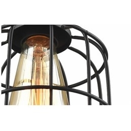 Edison Vintage Light Pendant Lampearmatur Lysekrone Cage Lampeskærm