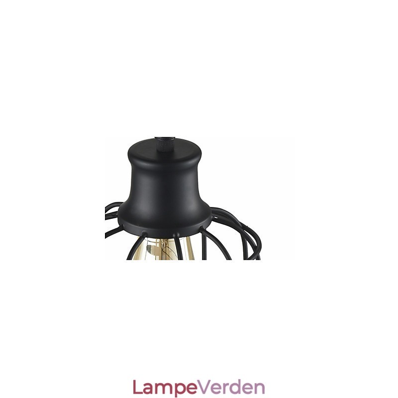 Edison Vintage Light Pendant Lampearmatur Lysekrone Cage Lampeskærm