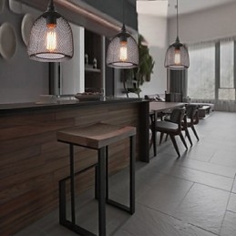 Pendellamper Mini Style Rustik Lodge Retro Country Garage Metal