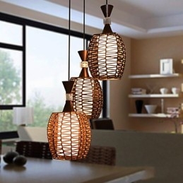 Cany Art Vævning Klassisk Kontrakteret Droplight Lampe Lys